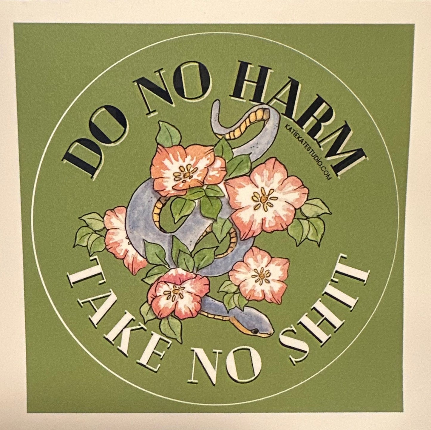 Do No Harm, Take No Shit, Sticker