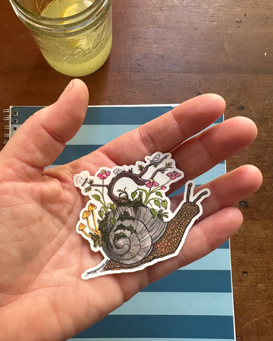 Earth Snail, Sticker