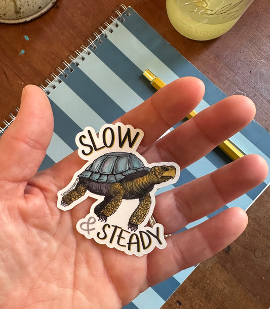 Slow & Steady, Sticker