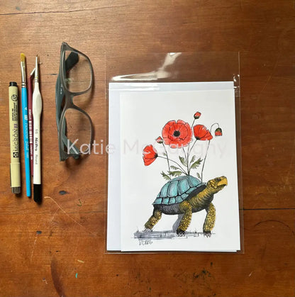 Slow Tortoise Print Print